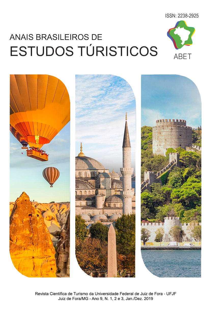 					View Vol. 9 No. 1, 2 e 3 (2019): Current Issues on Tourism and Thematic Issue: “An Overview of Tourism in Turkey”
				