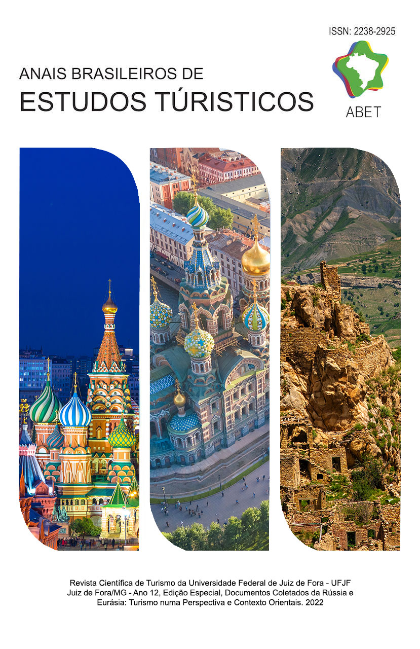 					View ABET, Vol. 12, Special Issue (2022): "Special Issue of Collected Papers from Russia and Eurasia: Tourism in an Eastern Context and Perspective"
				