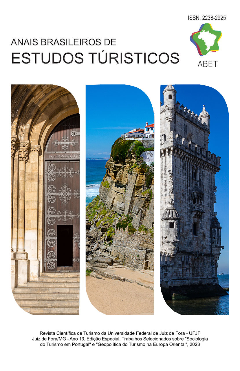 					View ABET, Vol. 13, Special Issue (2023): Special Issue of Selected Papers on "Sociology of Tourism in Portugal" and "Geopolitics of Tourism in Eastern Europe"
				