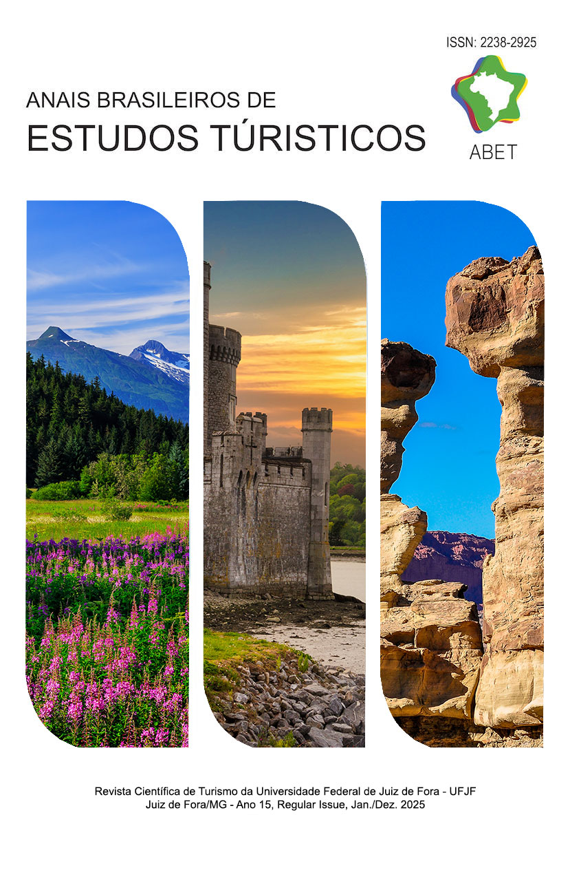 					View ABET, Vol. 15, Regular Issue (2025): Current Topics in Tourism and Thematic Section: "Educational Tourism: different perspectives"
				