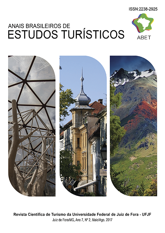 					View ABET v.7, n.2, Maio/Ago., 2017: Edição Temática: Turismo: formas de deslocamento, teoria em turismo e suas implicações teóricas e práticas, pp.1-117
				