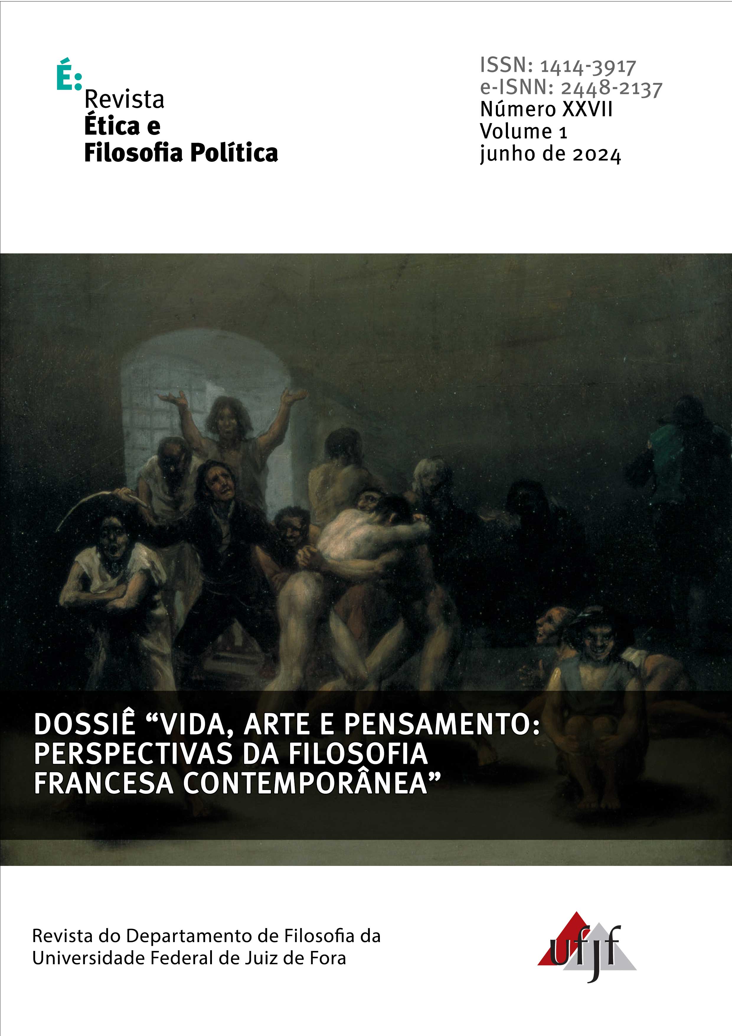 					View Vol. 1 No. 27 (2024): Dossiê “Vida, arte e pensamento: perspectivas da filosofia francesa contemporânea”
				