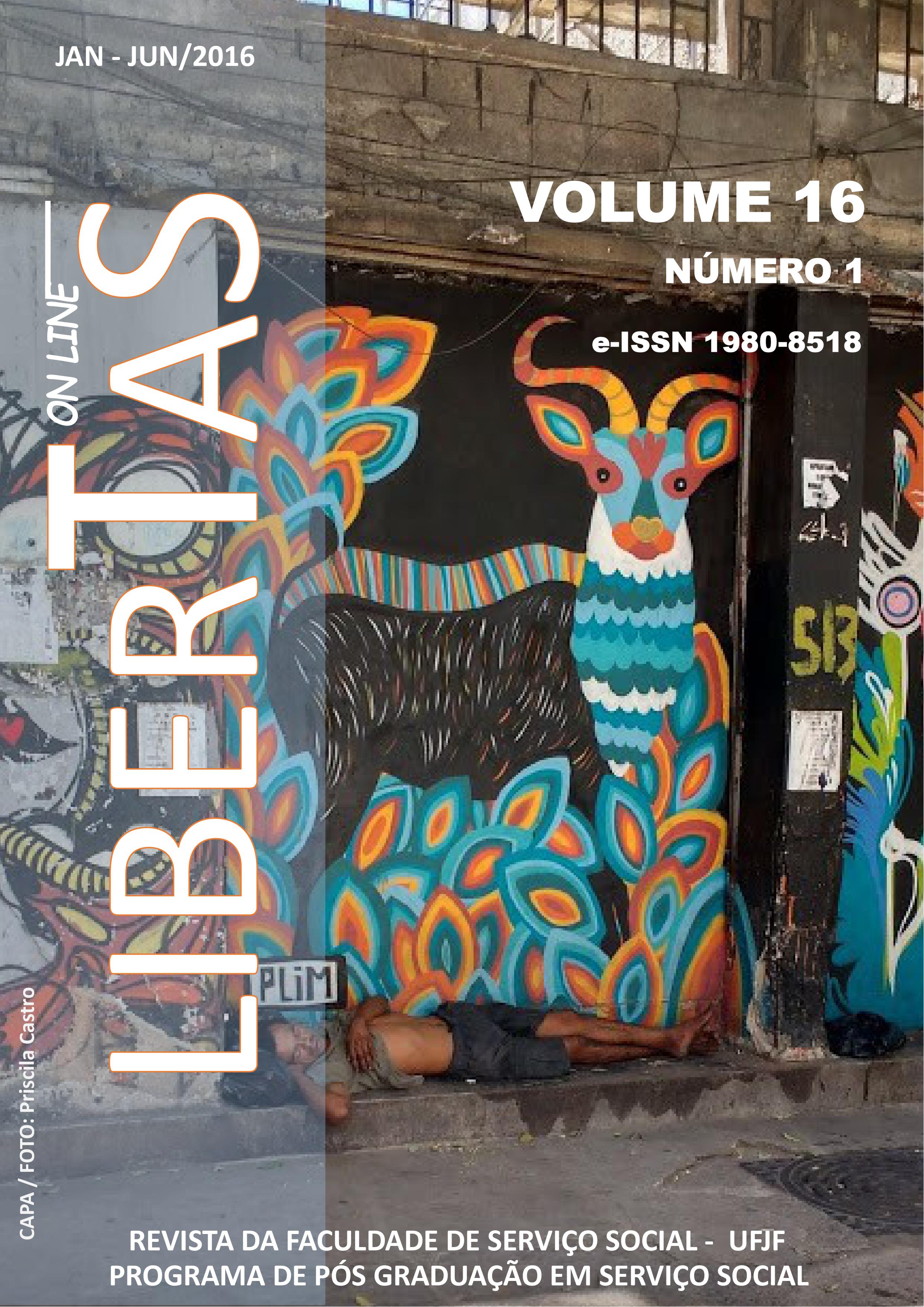 					Visualizar v. 16 n. 1 (2016): Revista Libertas - ISSN: 1980-8518 (jan. jun. 2016)
				