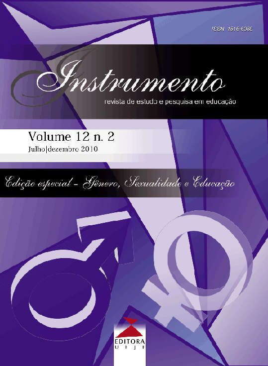 					Visualizar v. 12 n. 2 (2010): Edição especial - Gênero, Sexualidade e Educação
				