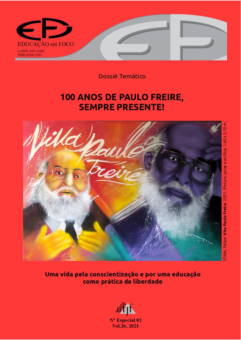 					Visualizar v. 26 n. Especial 02 (2021): Dossiê Temático - 100 ANOS DE PAULO FREIRE, SEMPRE PRESENTE!
				