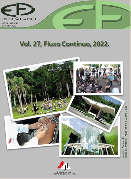 Capa do volume 27 da revista EduFoco