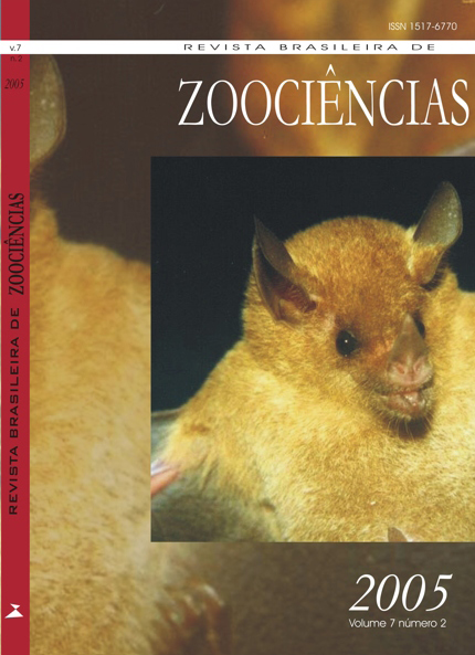 					Visualizar v. 7 n. 2 (2005): Revista Brasileira de Zoociências
				
